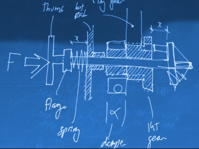 Concept sketch of mechanism