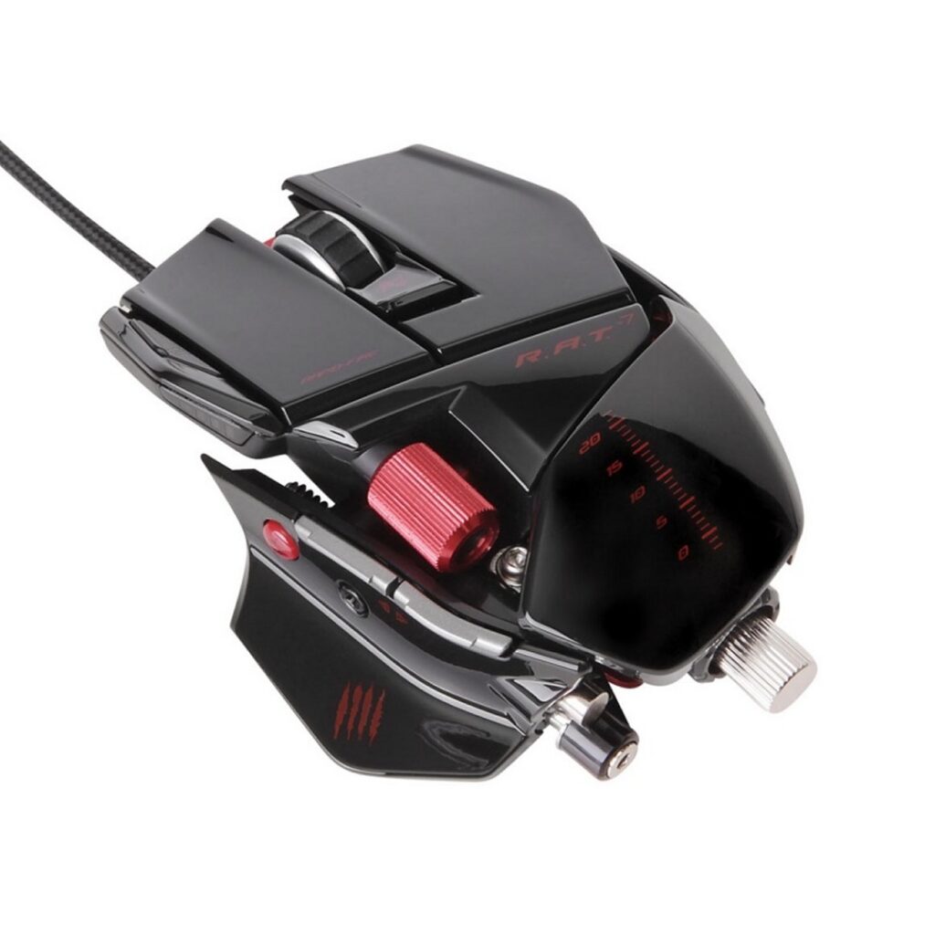 Gaming Mouse with Multiple Ergonomic Adjustments