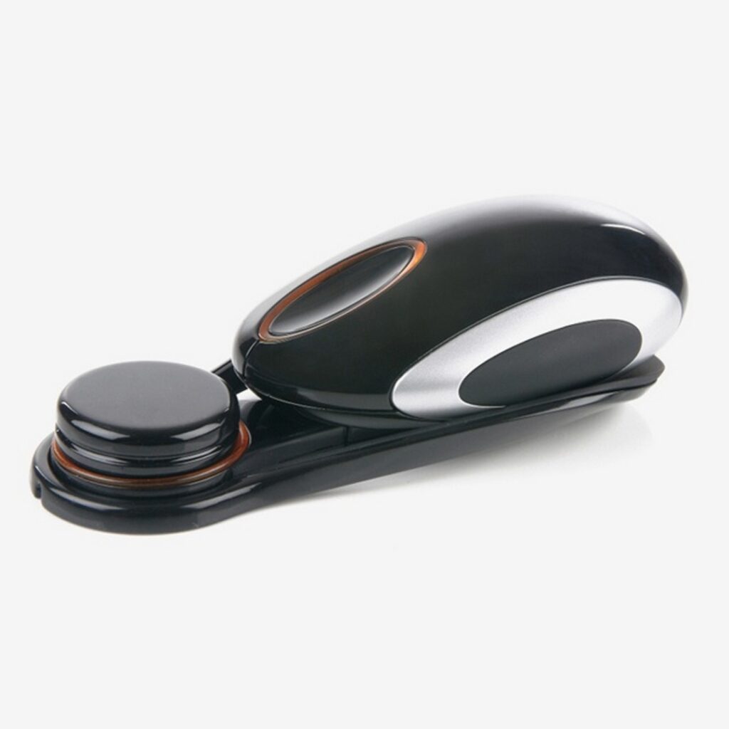 Wireless Mouse with Capacitive Scroll and Magnetic Charging